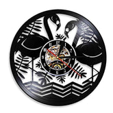 LED Clock Pink Flamingos My Wall Clock